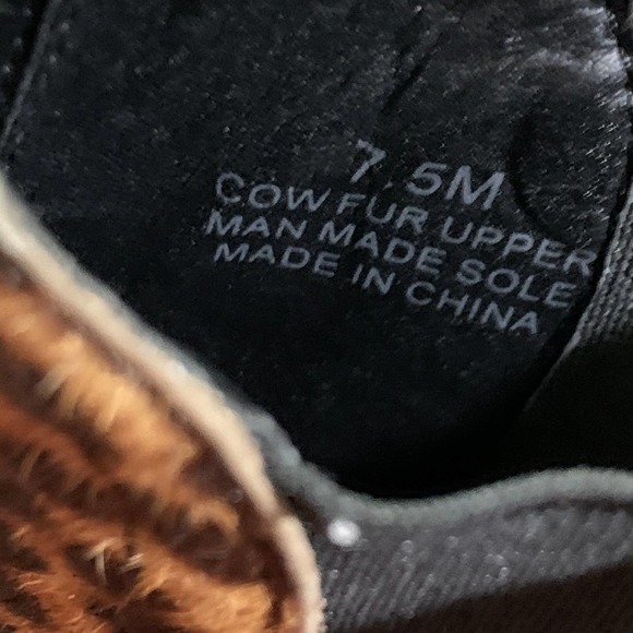 Rebecca Minkoff Leopard Print Sabeen Genuine Calf Hair Chelsea Boot NEW Size 7.5 - Picture 13 of 15